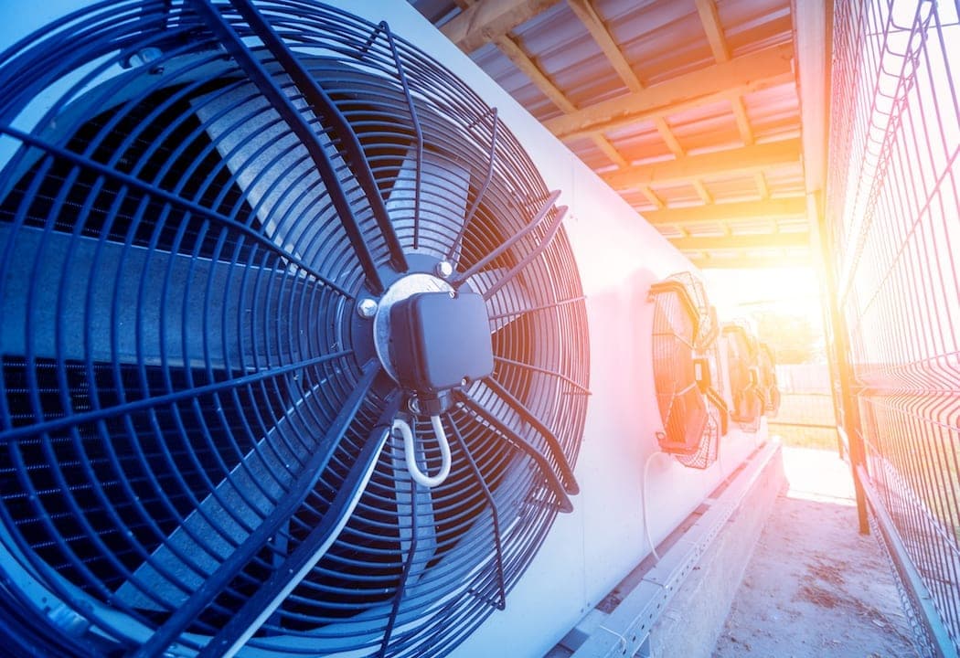 An HVAC having airflow problems.